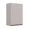 Módulo Armário Aéreo 88x60 2 Portas 100% MDF Cozinha Modulada Gold Robel Fendi/Aspen