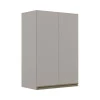 Módulo Armário Aéreo 88x60 2 Portas 100% MDF  Cozinha Modulada Gold Robel Fendi/Fendi