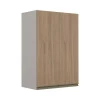 Módulo Armário Aéreo 88x60 2 Portas 100% MDF Cozinha Modulada Gold Robel Fendi/Hanover