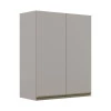 Módulo Armário Aéreo 88x70 2 Portas 100% MDF  Cozinha Modulada Gold Robel Fendi/Fendi