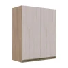 Módulo Armário Aéreo 88x70 2 Portas 100% MDF Cozinha Modulada Gold Robel Hanover/Aspen