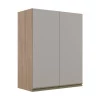 Módulo Armário Aéreo 88x70 2 Portas 100% MDF Cozinha Modulada Gold Robel Hanover/Fendi