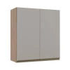 Módulo Armário Aéreo 88x80 2 Portas 100% MDF Cozinha Modulada Gold Robel Hanover/Fendi