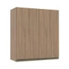 Módulo Armário Aéreo 88x80 2 Portas 100% MDF Cozinha Modulada Gold Robel Hanover/Hanover