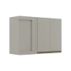Módulo Armário Aéreo 68x100 Canto Reto Direito 100% MDF Cozinha Modulada Gold Robel Fendi/Fendi