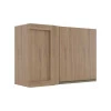 Módulo Armário Aéreo 68x100 Canto Reto Direito 100% MDF Cozinha Modulada Gold Robel Hanover/Hanover