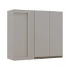 Módulo Armário Aéreo 88x100 Canto Reto Direito 100% MDF Cozinha Modulada Gold Robel Fendi/Fendi