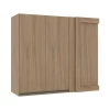Módulo Armário Aéreo 88x100 Canto Reto Esquerdo 100% MDF Cozinha Modulada Gold Robel Hanover/Hanover