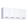 Armário Aéreo de Cozinha Aço 4 Portas Juno/Apolo 140 Cozimax Branco