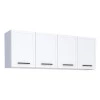 Armário Aéreo de Cozinha Aço 4 Portas Juno/Apolo 160 Cozimax Branco