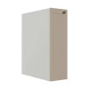 Módulo Balcão 20cm 1 Porta 100% MDF Cozinha Modulada Provence Robel Branco/Fendi Matte