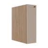 Módulo Balcão 20cm 1 Porta 100% MDF Cozinha Modulada Provence Robel Hanover/Fendi Matte