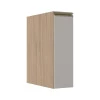 Módulo Balcão 20cm 1 Porta 100% MDF Cozinha Modulada Gold Robel Hanover/Fendi