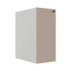 Módulo Balcao 30cm 1 Porta 100% MDF Cozinha Modulada Provence Robel Branco/Fendi Matte
