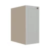 Módulo Balcao 30cm 1 Porta 100% MDF Cozinha Modulada Provence Robel Fendi/Branco Matte