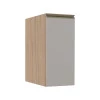 Módulo Balcão 30cm 1 Porta 100% MDF Cozinha Modulada Gold Robel Hanover/Fendi