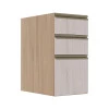 Módulo Balcão 35cm 3 Gavetas 100% MDF Cozinha Modulada Gold Robel Hanover/Aspen