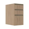 Módulo Balcão 35cm 3 Gavetas 100% MDF Cozinha Modulada Gold Robel Hanover/Hanover