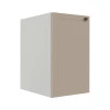 Módulo Balcao 40cm 1 Porta 100% MDF Cozinha Modulada Provence Robel Branco/Fendi Matte