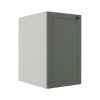 Módulo Balcao 40cm 1 Porta 100% MDF Cozinha Modulada Provence Robel Branco/Salvia Matte