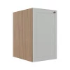 Módulo Balcao 40cm 1 Porta 100% MDF Cozinha Modulada Provence Robel Hanover/Branco Matte