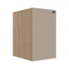 Módulo Balcao 40cm 1 Porta 100% MDF Cozinha Modulada Provence Robel Hanover/Fendi Matte
