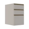 Módulo Balcão 40cm 3 Gavetas 100% MDF Cozinha Modulada Gold Robel Fendi/Fendi