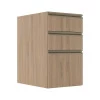 Módulo Balcão 40cm 3 Gavetas 100% MDF Cozinha Modulada Gold Robel Hanover/Hanover