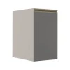 Módulo Balcão 40cm 1 Porta 100% MDF Cozinha Modulada Gold Robel Fendi/Cinza