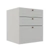 Módulo Balcao 60cm 3 Gavetas 100% MDF Cozinha Modulada Provence Robel Branco/Branco Matte