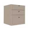 Módulo Balcao 60cm 3 Gavetas 100% MDF Cozinha Modulada Provence Robel Fendi/Fendi Matte
