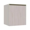 Módulo Balcão 60cm 2 Portas 100% MDF Cozinha Modulada Gold Robel Fendi/Aspen