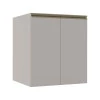 Módulo Balcão 60cm 2 Portas 100% MDF Cozinha Modulada Gold Robel Fendi/Fendi
