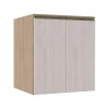Módulo Balcão 60cm 2 Portas 100% MDF Cozinha Modulada Gold Robel Hanover/Aspen