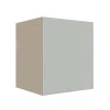Módulo Balcão 60cm Para Embutir Forno 100% MDF Cozinha Modulada Robel Fendi/Branco Matte