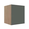 Módulo Balcão 60cm Para Embutir Forno 100% MDF Cozinha Modulada Robel Hanover/Salvia Matte