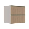 Módulo Balcão 70cm 1 Gaveta 1 Porta Basculante 100% MDF Cozinha Modulada Gold Robel Fendi/Hanover