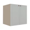 Módulo Balcao 70cm 2 Portas 100% MDF Cozinha Modulada Provence Robel Fendi/Branco Matte