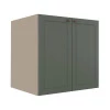 Módulo Balcao 70cm 2 Portas 100% MDF Cozinha Modulada Provence Robel Fendi/Salvia Matte