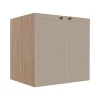 Módulo Balcao 70cm 2 Portas 100% MDF Cozinha Modulada Provence Robel Hanover/Fendi Matte
