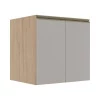 Módulo Balcão 70cm 2 Portas 100% MDF Cozinha Modulada Gold Robel Hanover/Fendi