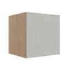 Módulo Balcão 70cm Para Embutir Forno 100% MDF Cozinha Modulada Robel Hanover/Branco Matte