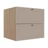 Módulo Balcao 80cm 1 Gaveta 1 Porta Basculante 100% MDF Cozinha Provence Robel Hanover/Fendi Matte