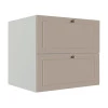 Módulo Balcao 80cm 1 Gaveta 1 Porta Basculante 100% MDF Cozinha Provence Robel Branco/Fendi Matte