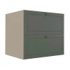 Módulo Balcao 80cm 1 Gaveta 1 Porta Basculante 100% MDF Cozinha Provence Robel Fendi/Salvia Matte