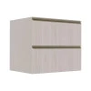 Módulo Balcão 80cm 1 Gaveta 1 Porta Basculante 100% MDF Cozinha Modulada Gold Robel Fendi/Aspen
