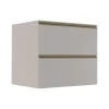 Módulo Balcão 80cm 1 Gaveta 1 Porta Basculante 100% MDF Cozinha Modulada Gold Robel Fendi/Fendi