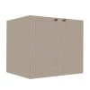 Módulo Balcao 80cm 2 Portas 100% MDF Cozinha Modulada Provence Robel Fendi/Fendi Matte
