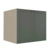 Módulo Balcao 80cm 2 Portas 100% MDF Cozinha Modulada Provence Robel Fendi/Salvia Matte