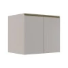 Módulo Balcão 80cm 2 Portas 100% MDF Cozinha Modulada Gold Robel Fendi/Fendi